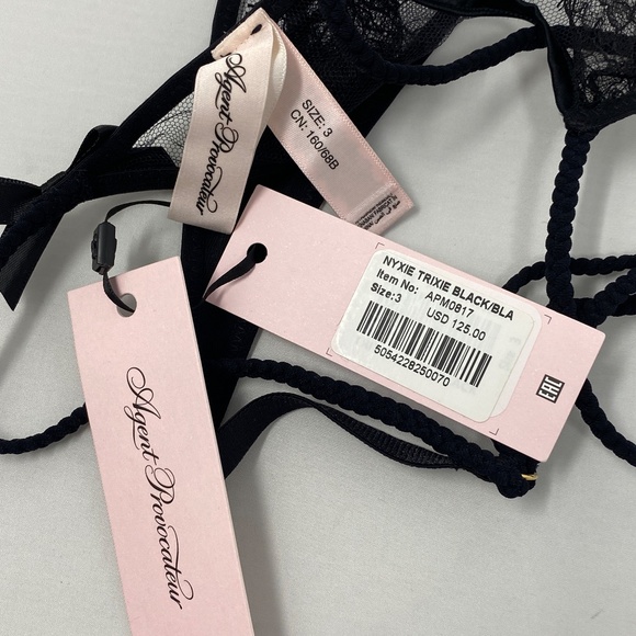 Agent Provocateur Nyxie Black ThongNWT